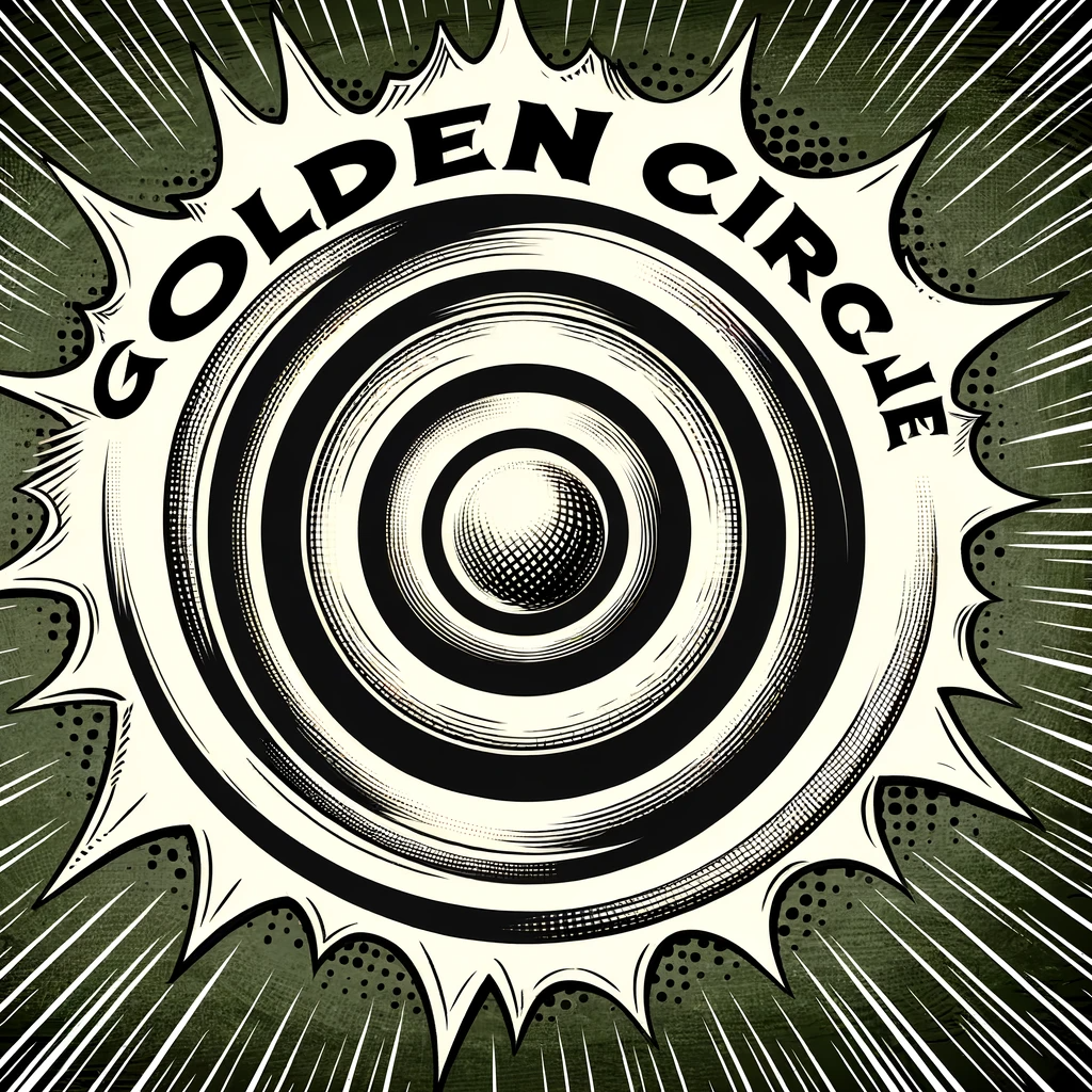 Golden Circle with lots of rings