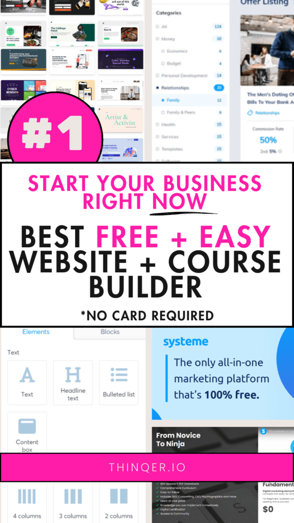 To explain why systeme.io is the best website builder and course creator out there. 