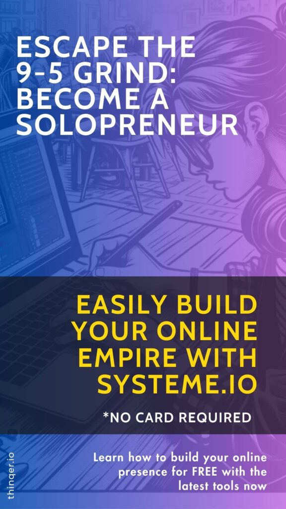 escape the 9-5 grind become a solopreneur