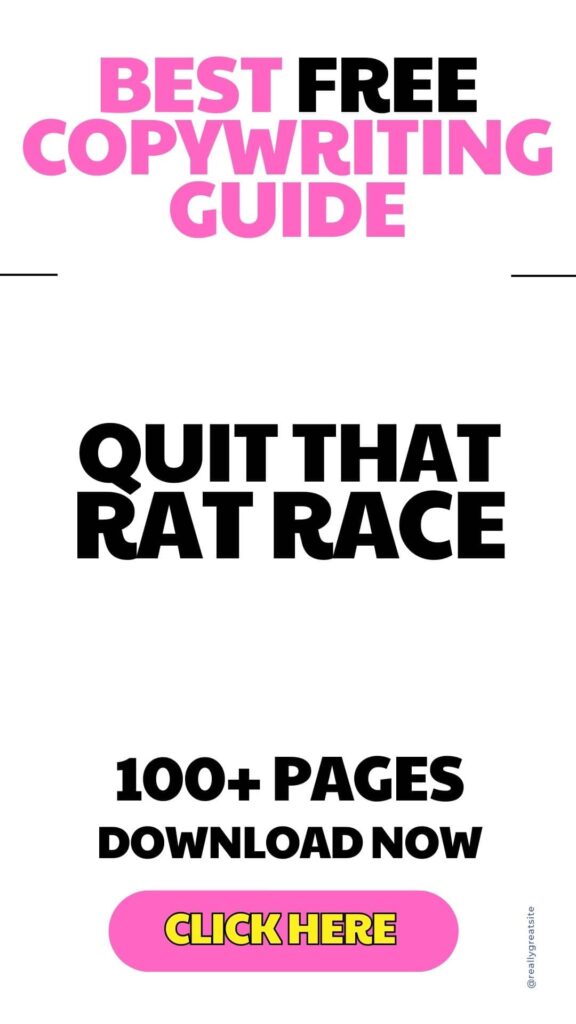 Quit the rat race with copywriting