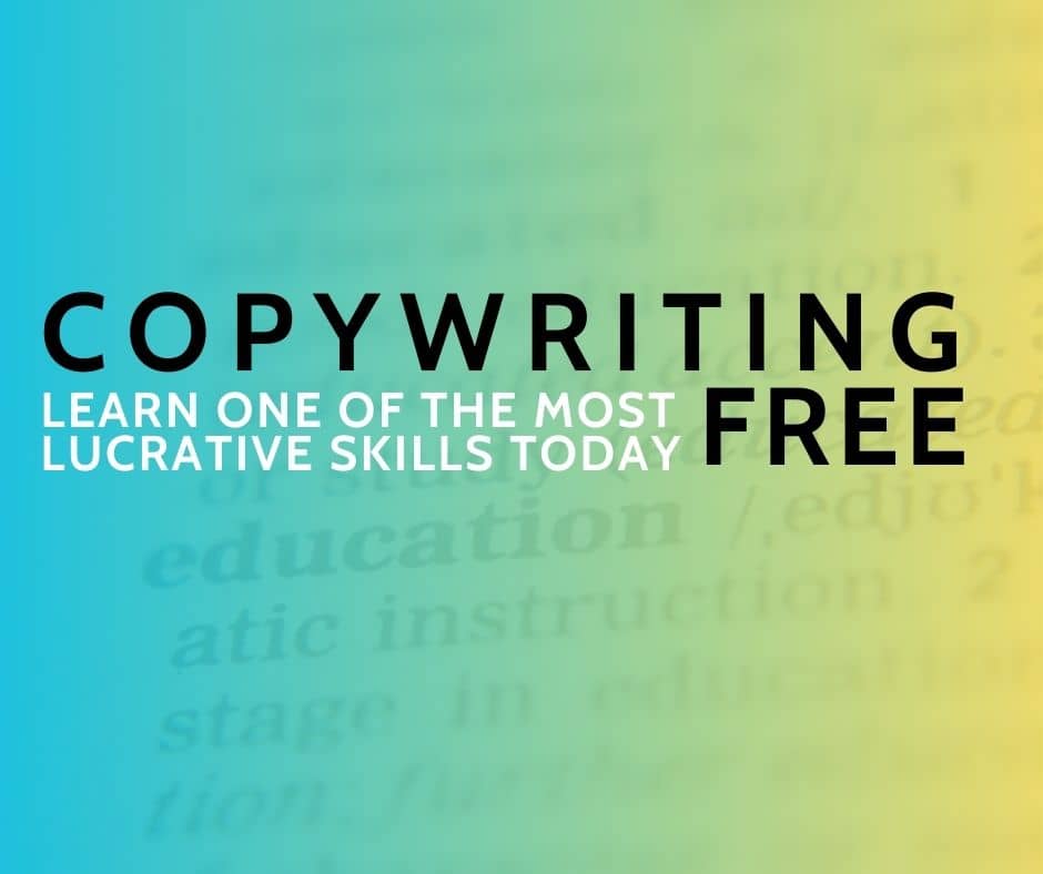 Copywriting free. Learn a lucrative skill