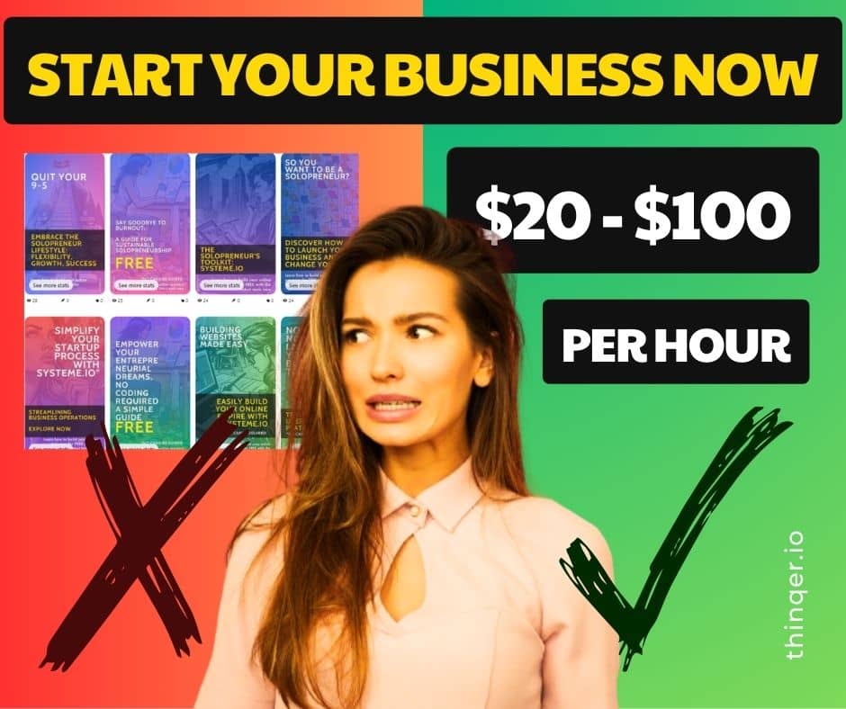 Start your business now $20-$100 per hour in freelance digital marketing