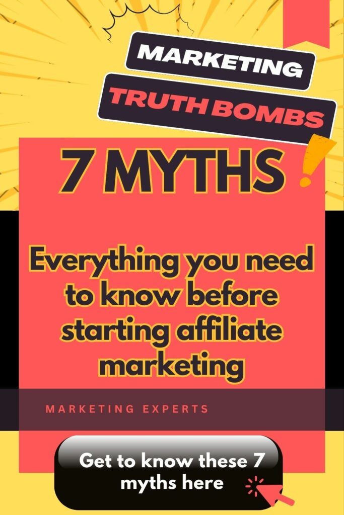 7 myths about what is affiliate marketing