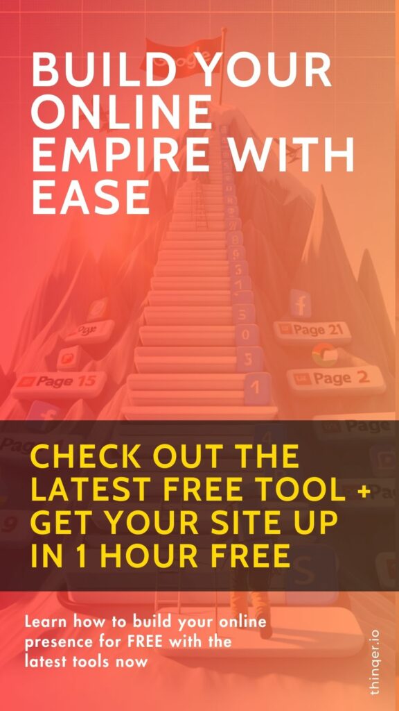 build your online empire with ease. check out systeme.io with a staircase