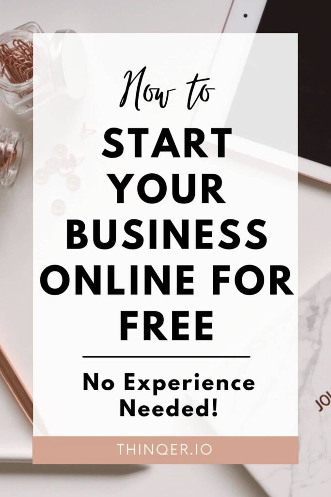 how to start a business online for free with systeme.io