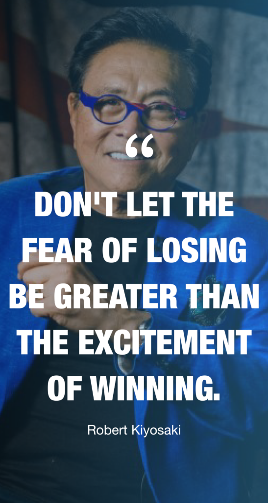 Don't let the fear of losing be greater than the excitement of winning. systeme.io