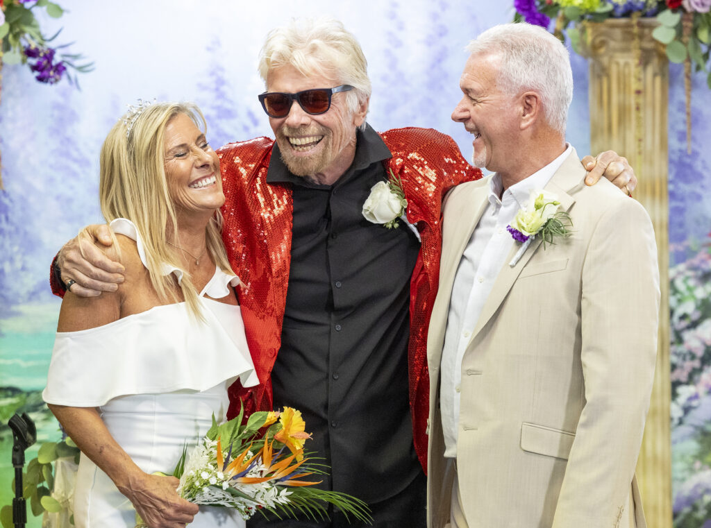 virgin wedding richard branson